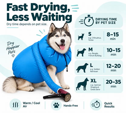 Portable Pet Drying & Coat Care System