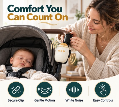 Portable Stroller Rocker & Baby Sleep Soother